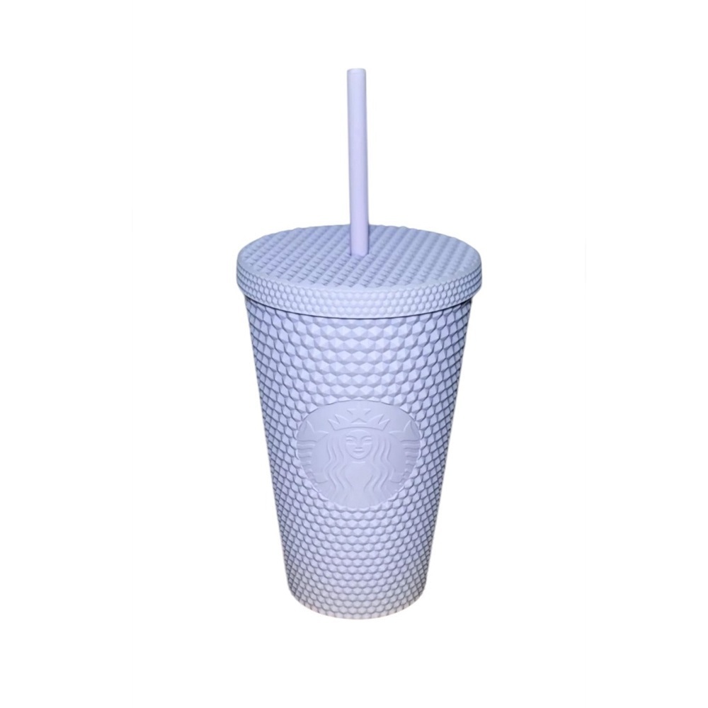 Starbucks 2021 Matte Lavender Purple Studded Cold Cup Tumbler 16oz Grande